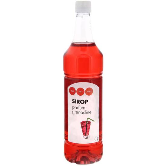 Tous Les Jours Sirop Parfum Grenadine 1L