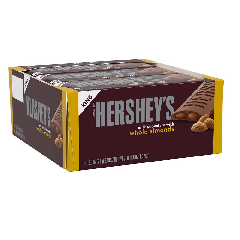 Hershey's King Milk Chocolate With Whole Almonds