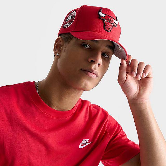 New Era Cap Chicago Bulls Nba Snapback Hat, Red