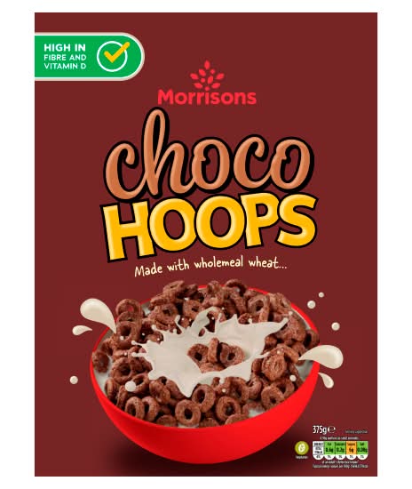 Morrisons Chocolate, Hoops (375g)
