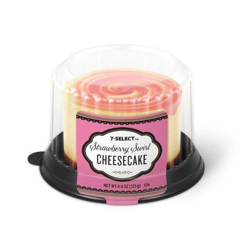 7-Select Swirl Cheesecake (strawberry)