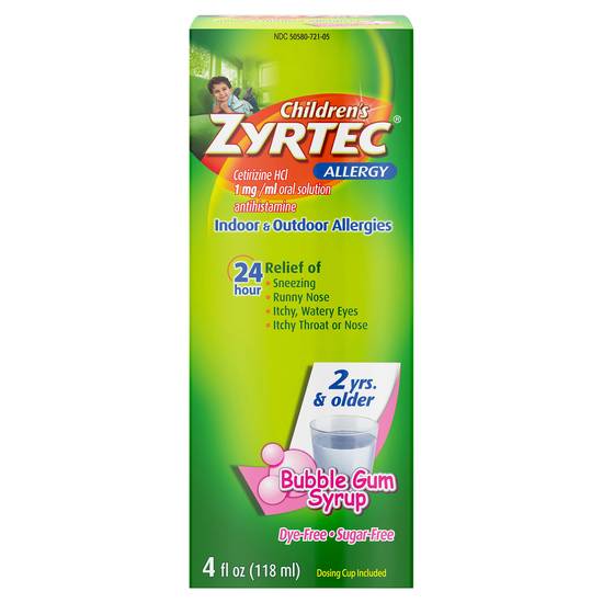 Children's Zyrtec Allergy Syrup (4 fl oz)
