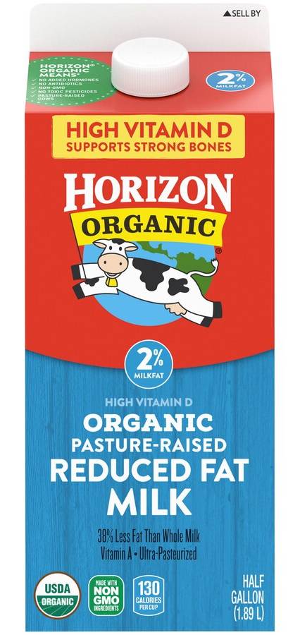 Horizon Organic 2% Reduced Fat Milk, 64 Oz
