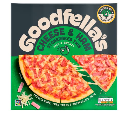 Goodfella's Stonebaked Thin Cheese & Ham (351g)