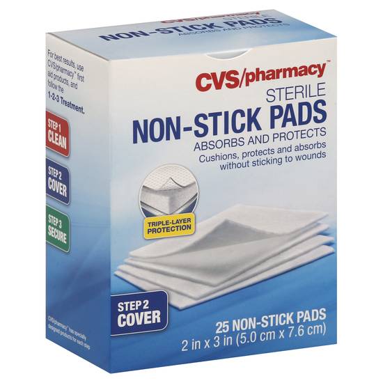 Cvs Pharmacy Sterile Non-Stick Pads (25 ct)