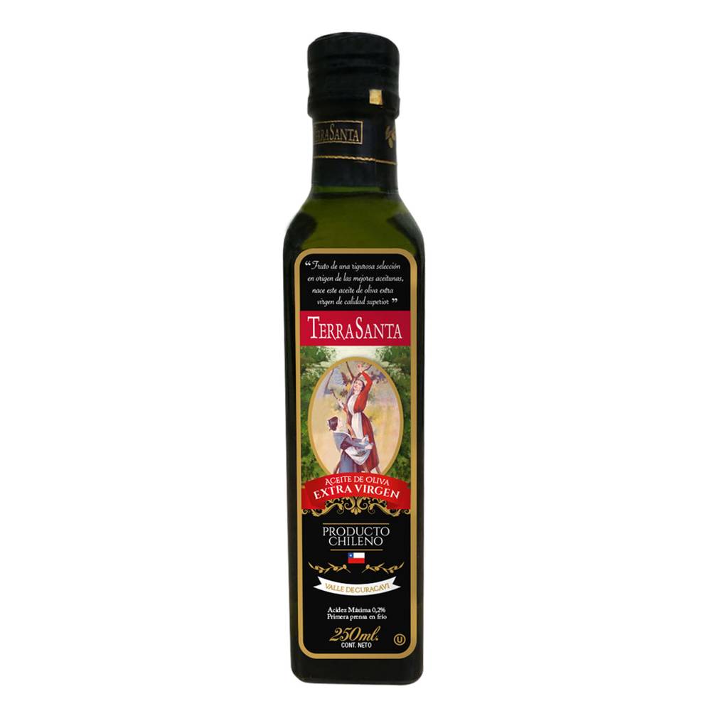 Terra santa aceite de oliva extra virgen (botella 250 cc.)