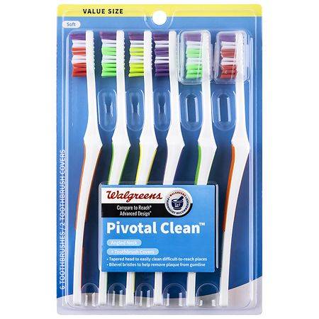 Walgreens Pivotal Clean Full Soft Toothbrushes (6 ct)
