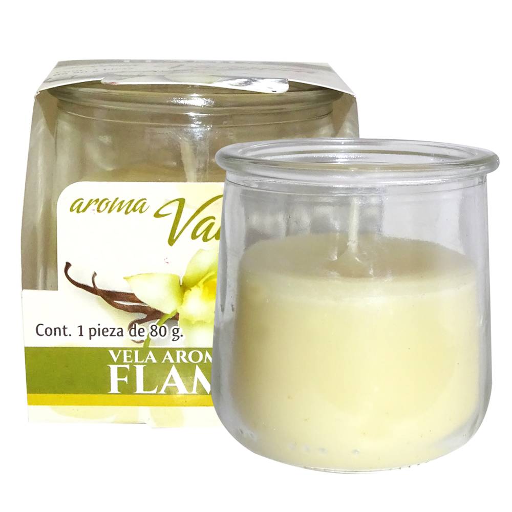 Flamix vela aromática vainilla (1 pieza)