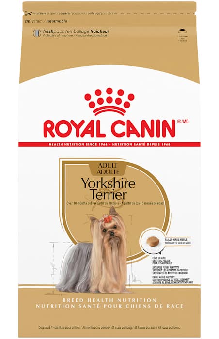 Royal Canin Breed Health Nutrition Yorkshire Terrier Adult Dry Dog Food, 10 lbs.