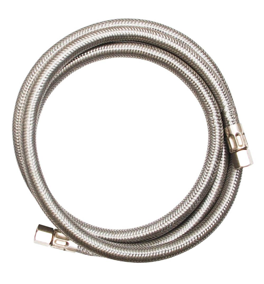 EASTMAN 10-ft 1/4-in Compression Inlet x 1/4-in Compression Outlet Stainless Steel Ice Maker Connector | 98517