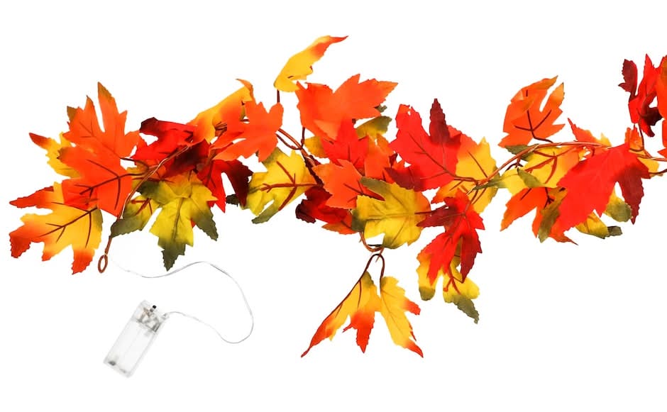 Seasonal Collection Fall Themed Led Leaf Light (20 ct)