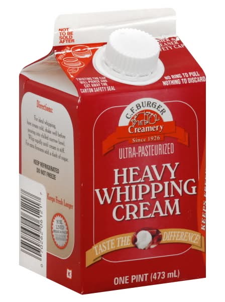 C.F. Burger Creamery Heavy Whipping Cream (1 pint)