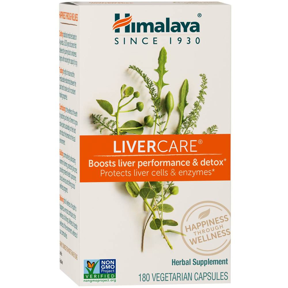 Liver Care - Healthy Liver Support & Detox (180 Vegetarian Capsules)