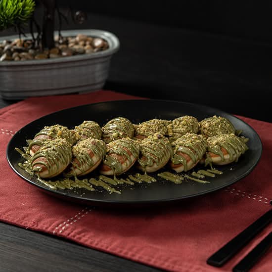 Pistachio Mini Pancakes