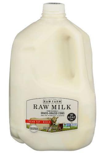 Raw Farm Whole Raw Milk