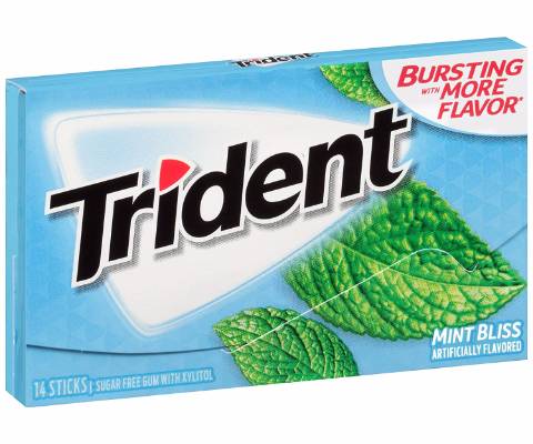 Trident Mint Bliss Gum 14 Count