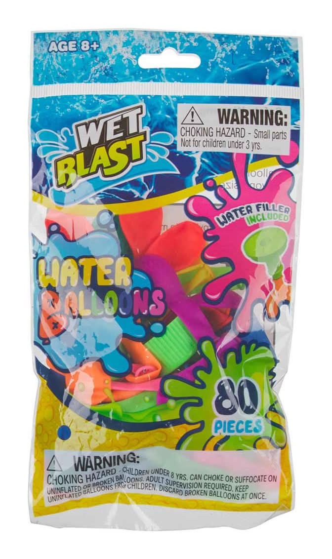 Wet Blast Water Balloons 80 Ct