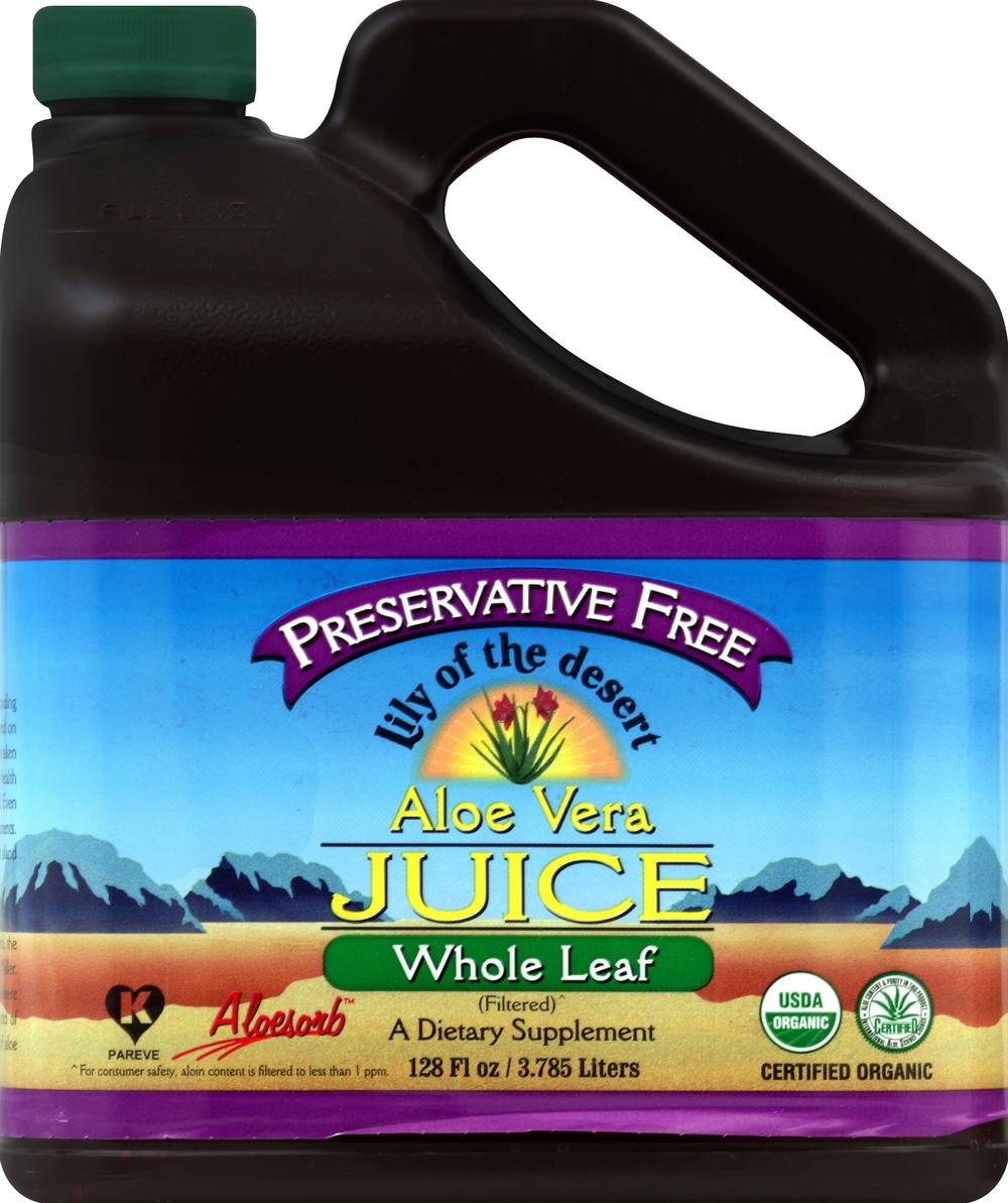 Lily of the desert Aloe Vera Whole Leaf Juice (128 fl oz)