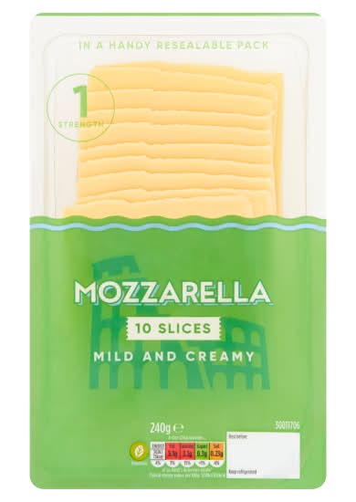 Morrisons Mozzarella Mild & Creamy Cheese Slices (10 pack)