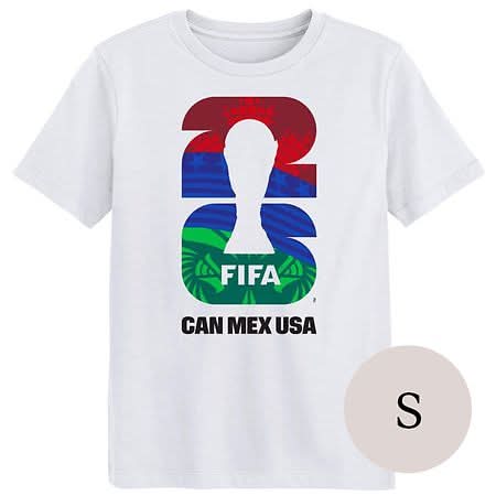 FIFA World Cup Men's North America Logo White T-Shirt - Small 1.0 ea