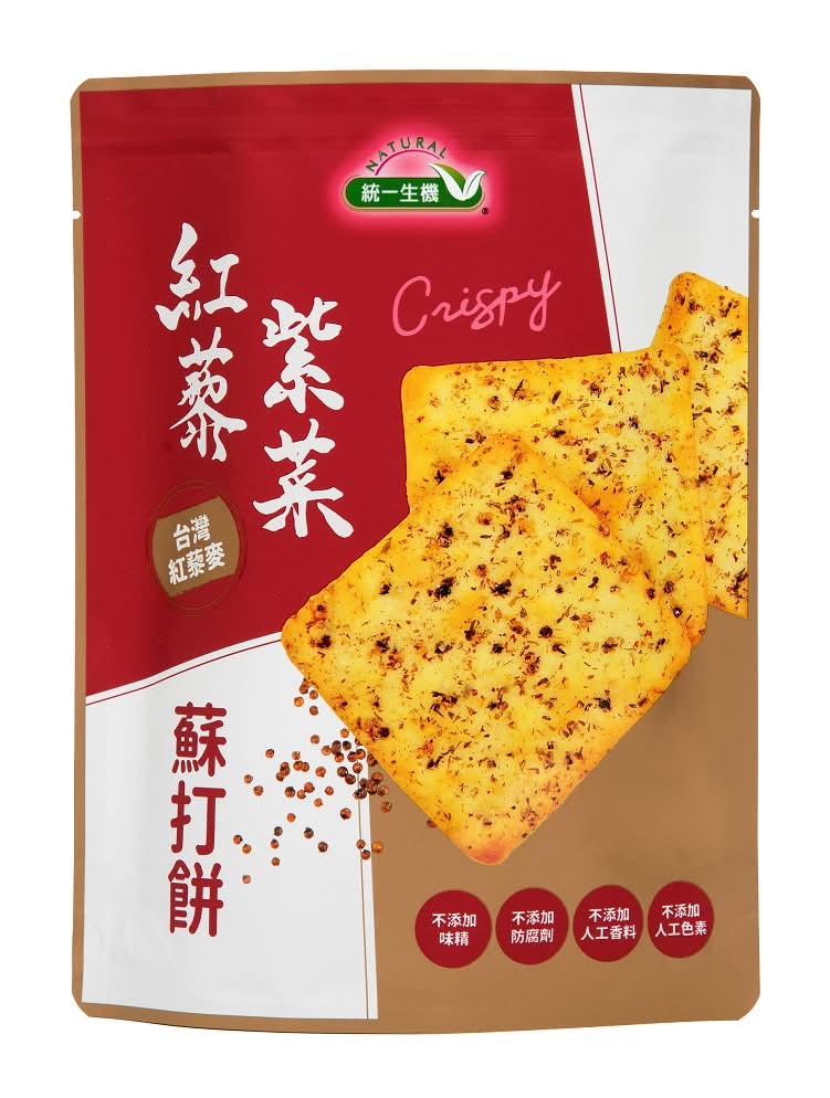 統一生機紅藜紫菜蘇打餅 <108g克 x 1 x 1Bag袋>