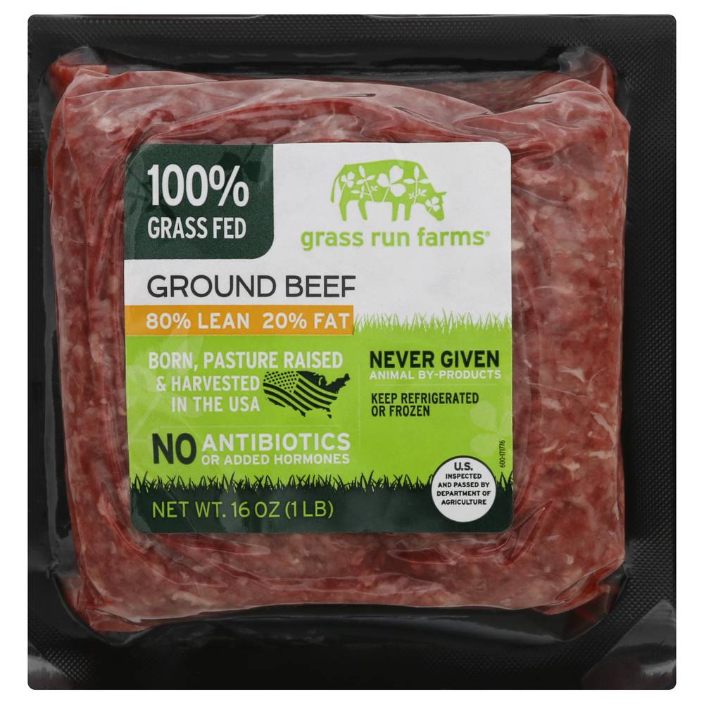 Grass Run Farms Ground Beef (16 oz)