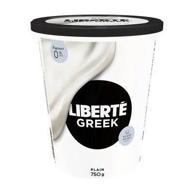 Liberté yogourt nature 0 %, grec (750 g) - plain greek yogurt 0% (750 g)
