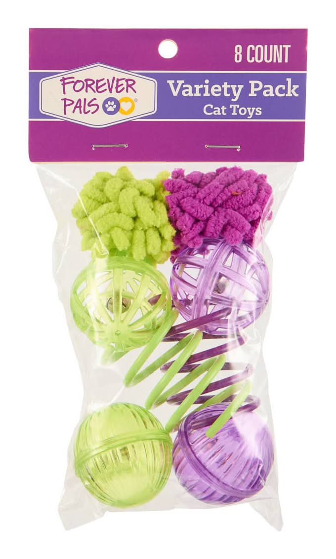 Forever Pals Cat Toy Variety Pack 8 Ct