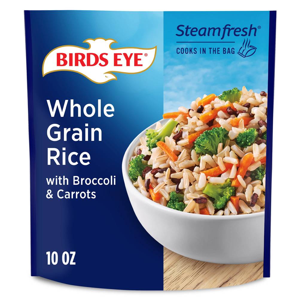 Birds Eye Steamfresh Whole Grain Rice With Broccoli & Carrots (10 oz)