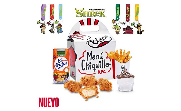 Menú Chiquillo Nuggets