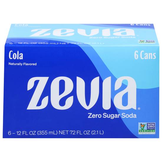 Zevia Zero Calorie Cola Soda (72 fl oz)