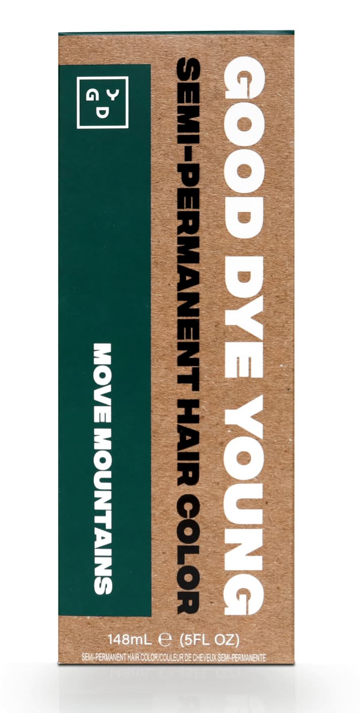 Good Dye Young Move Mountains Semi Permanent Hair Color, Black (5 fl oz)