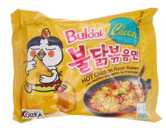 Samyang Buldak Cream Carbonara Hot Chicken Ramen (version coréenne) (140 gr)