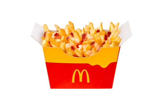 MCFLAVOR FRIES ® DOUBLE CHEDDAR FONDU - BACON