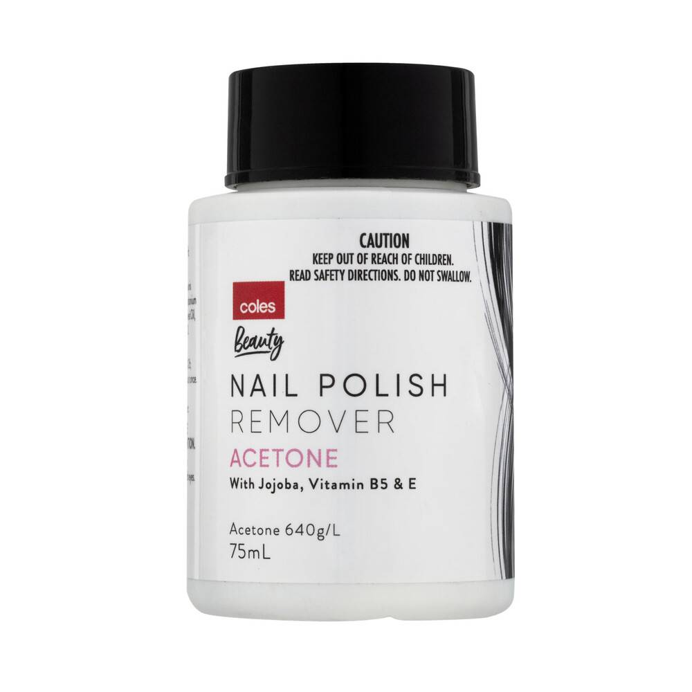 Coles Beauty Acetone Pot Nail Polish Remover