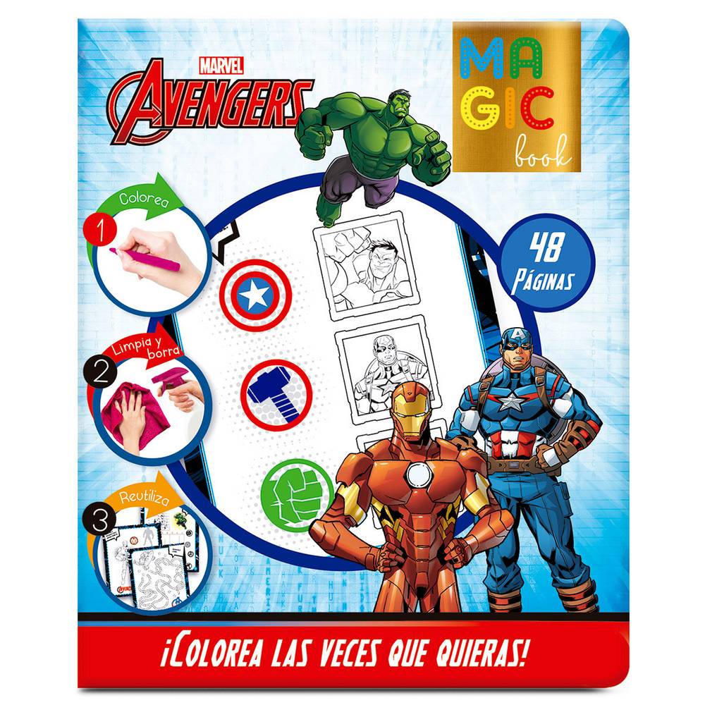 LIBRO MÁGICO 48H AVENGERS