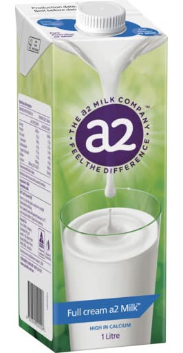 a2 Milk Australia Full Cream Pasteurized Milk (1L)