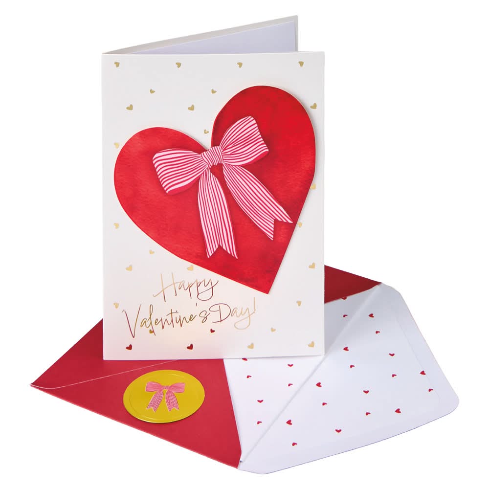 Pembrook Valentine's Day Card Bow