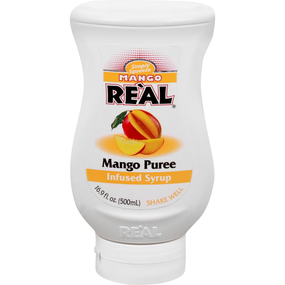 Reàl Simply Squeeze Mango Puree Infused Syrup (16.9 fl oz)