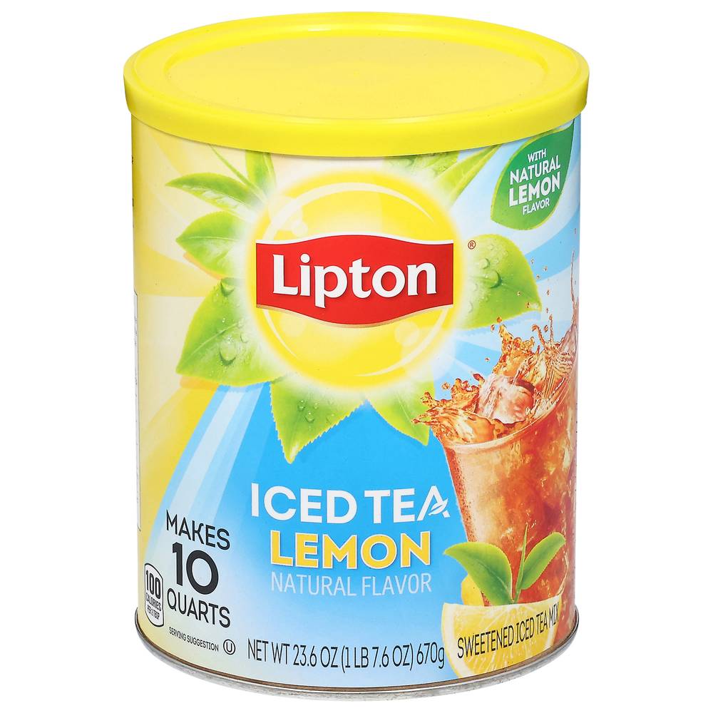 Lipton Lemon Iced Tea Mix (23.6 oz)