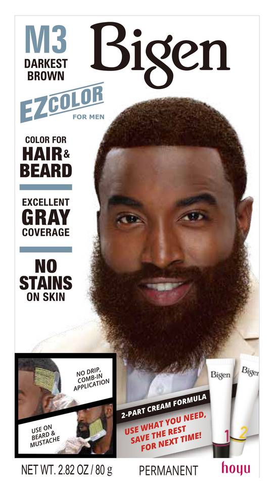 Bigen EZ Color for Men M3 - Darkest Brown, 2.82 oz