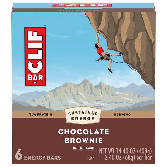 Clif Chocolate Brownie Energy Bars ( 6 ct )
