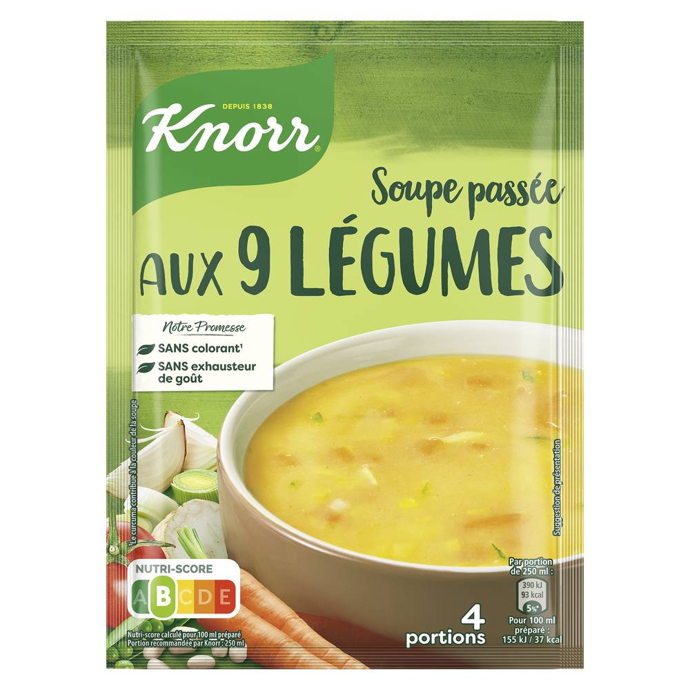 Knorr - Soupe déshydratée passée aux 9 Légumes