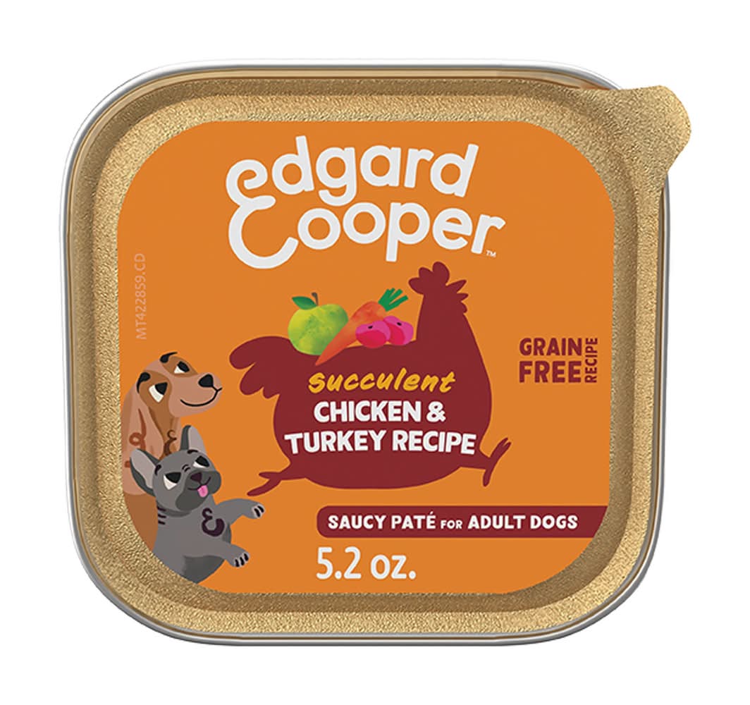 Edgard & Cooper Succulent Chicken & Turkey Adult Wet Dog Food - Grain Free (Flavor: Chicken & Turkey, Size: 5.2 Oz)