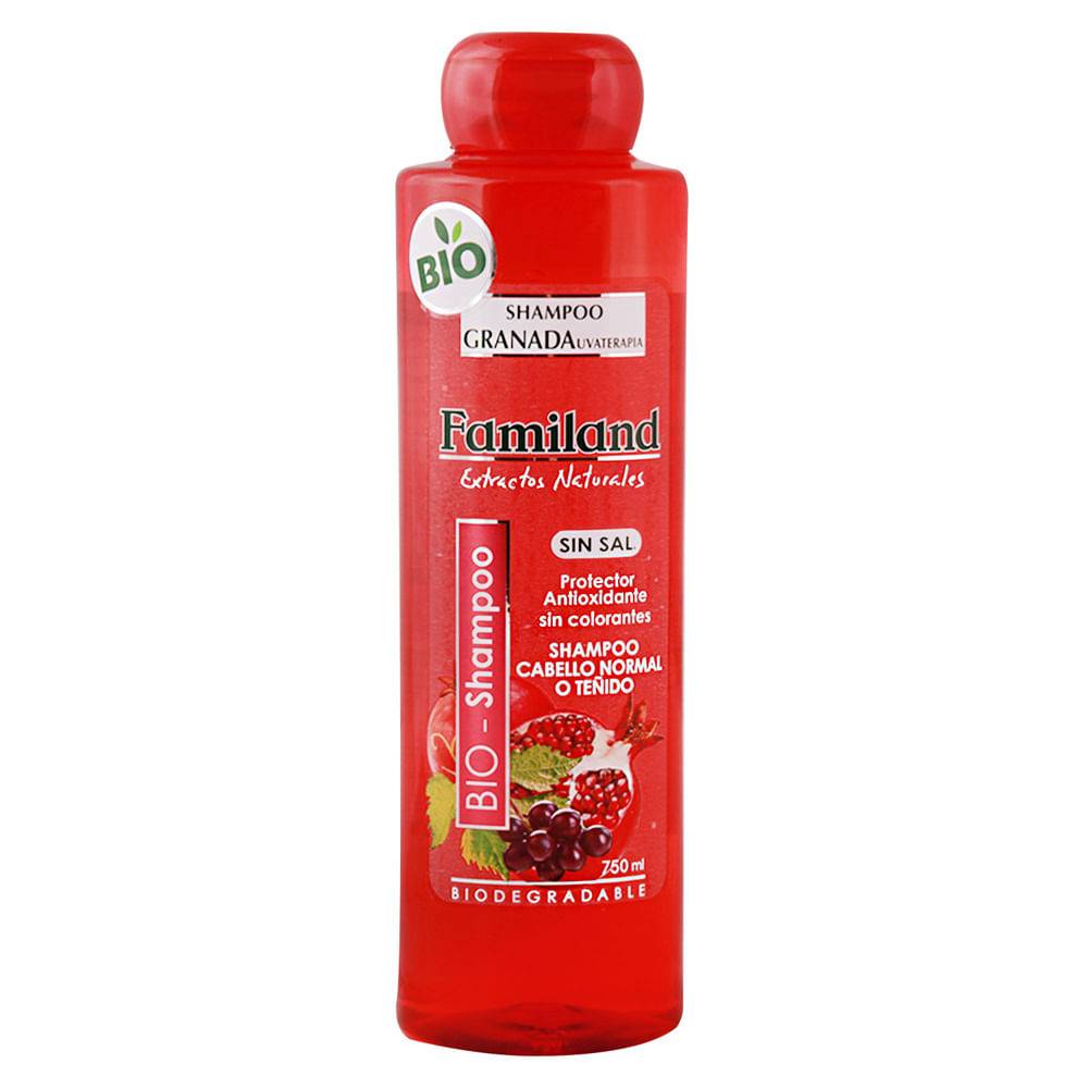 Familand bio shampoo granada uva sin sal (botella 750 ml)
