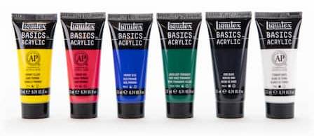 Liquitex Basics Acrylic Color Set, Assorted (4.5 fl oz)