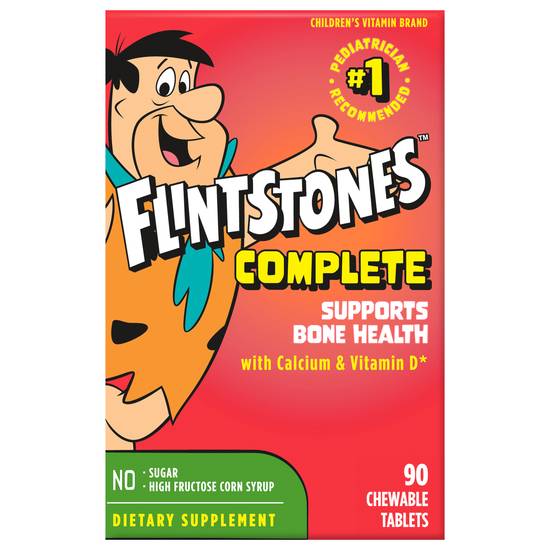 Flintstones Children's Complete Chewable Multivitamin (90 ct)