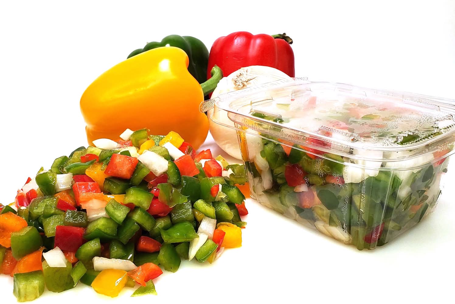 Diced Mix Peppers & Onion