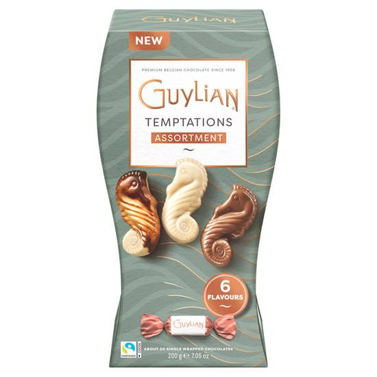 Guylian Temptations Assortment About 20 Single Wrapped Chocolates 200g