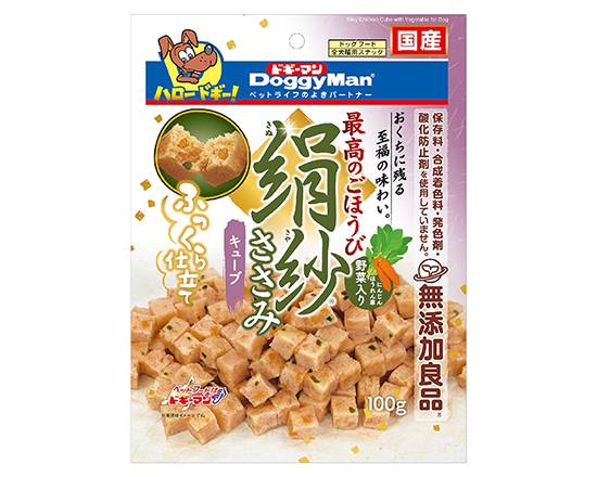 【DoggyMan】犬用絹紗雞胸肉塊-野菜100g#20699352